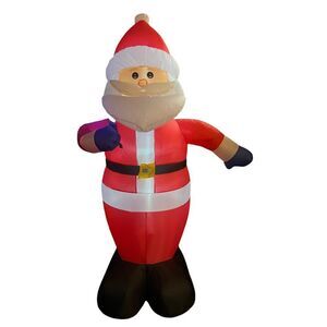 Inflatable Santa Claus Christmas Decoration 7.5' Outdoor Holiday‎ Decor